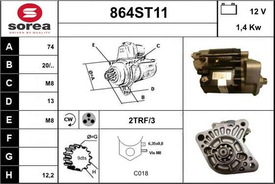 STARTCAR 864ST11 - Başlanğıc furqanavto.az