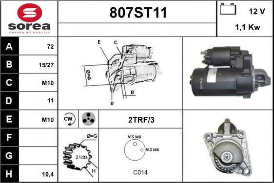 STARTCAR 807ST11 - Başlanğıc furqanavto.az