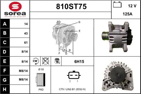 STARTCAR 810ST75 - Alternator furqanavto.az