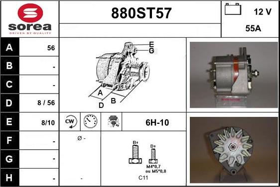 STARTCAR 880ST57 - Alternator furqanavto.az