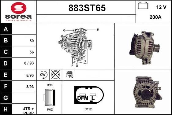 STARTCAR 883ST65 - Alternator furqanavto.az
