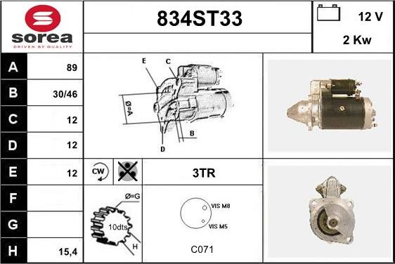 STARTCAR 834ST33 - Başlanğıc furqanavto.az