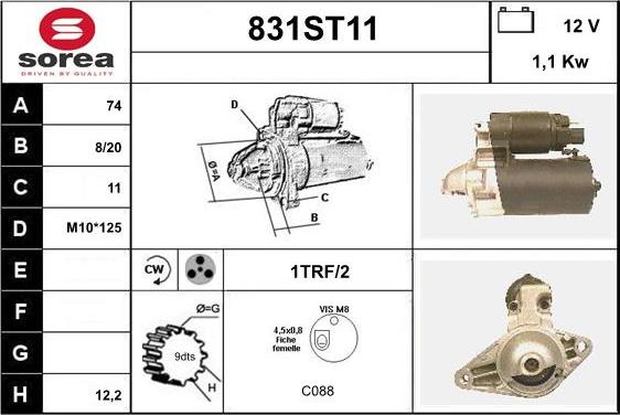 STARTCAR 831ST11 - Başlanğıc furqanavto.az