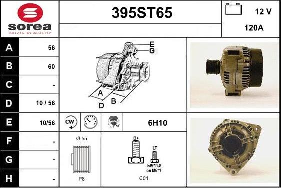 STARTCAR 395ST65 - Alternator furqanavto.az