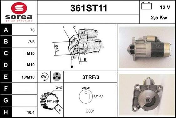 STARTCAR 361ST11 - Başlanğıc furqanavto.az