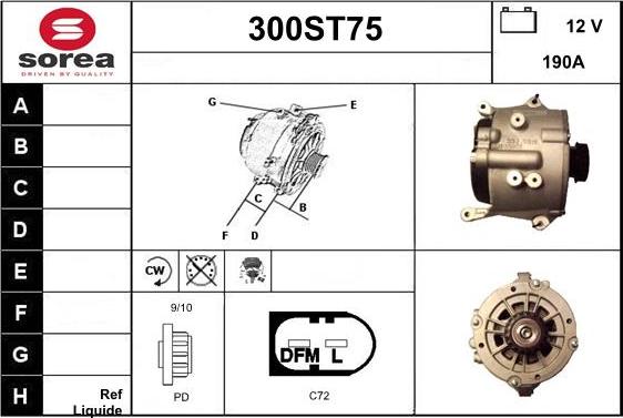 STARTCAR 300ST75 - Alternator furqanavto.az