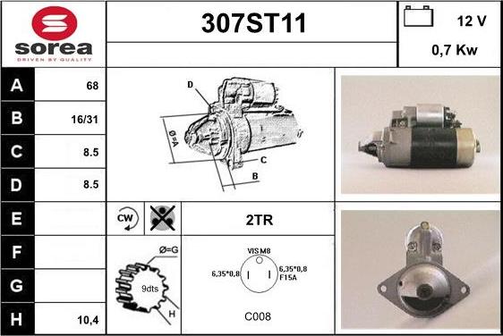 STARTCAR 307ST11 - Başlanğıc furqanavto.az