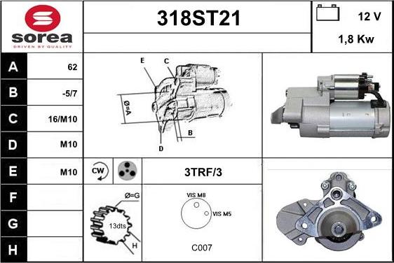 STARTCAR 318ST21 - Başlanğıc furqanavto.az