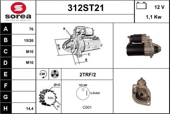 STARTCAR 312ST21 - Başlanğıc furqanavto.az