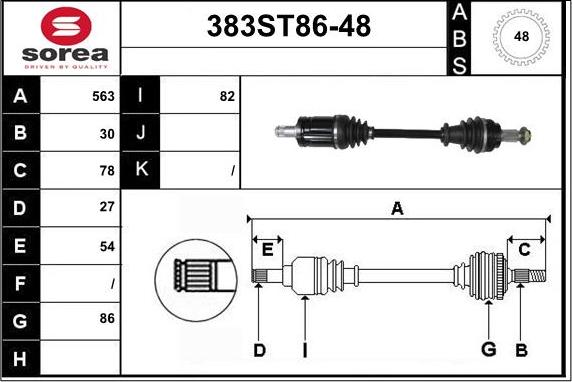 STARTCAR 383ST86-48 - Sürücü mili furqanavto.az