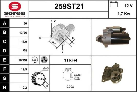 STARTCAR 259ST21 - Başlanğıc furqanavto.az