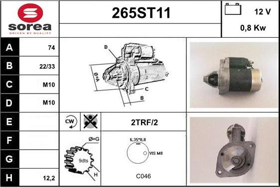 STARTCAR 265ST11 - Başlanğıc furqanavto.az