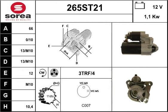 STARTCAR 265ST21 - Başlanğıc furqanavto.az