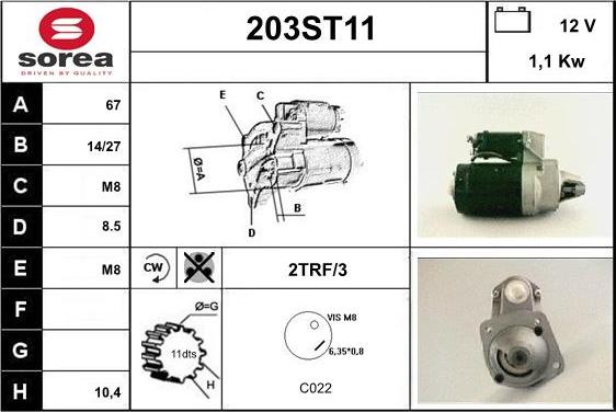 STARTCAR 203ST11 - Başlanğıc furqanavto.az