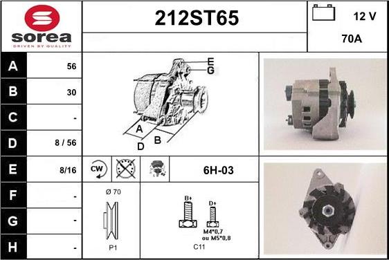 STARTCAR 212ST65 - Alternator furqanavto.az