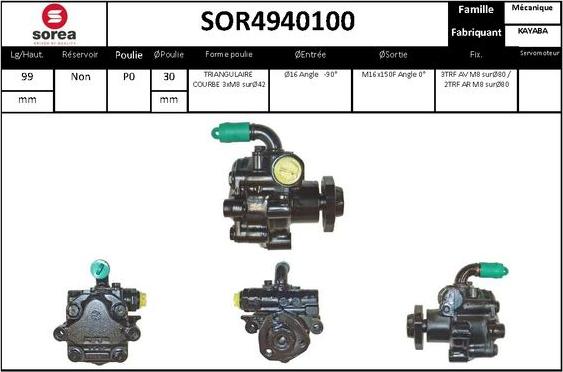STARTCAR SOR4940100 - Hidravlik nasos, sükan sistemi furqanavto.az