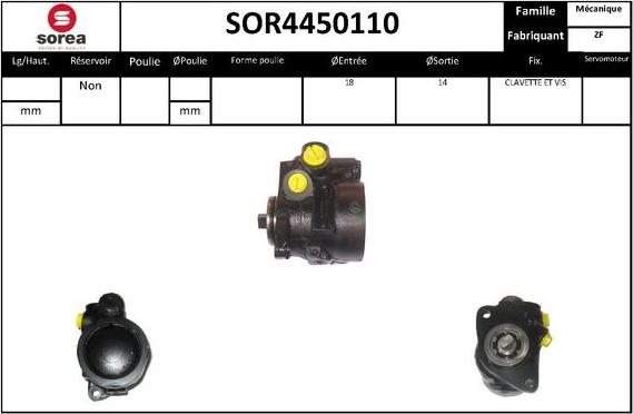 STARTCAR SOR4450110 - Hidravlik nasos, sükan sistemi furqanavto.az