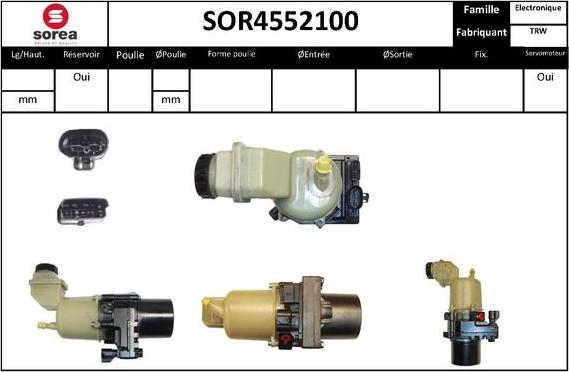 STARTCAR SOR4552100 - Hidravlik nasos, sükan sistemi furqanavto.az