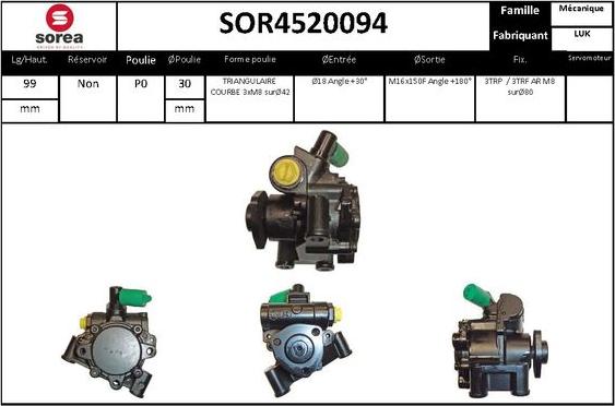 STARTCAR SOR4520094 - Hidravlik nasos, sükan sistemi furqanavto.az