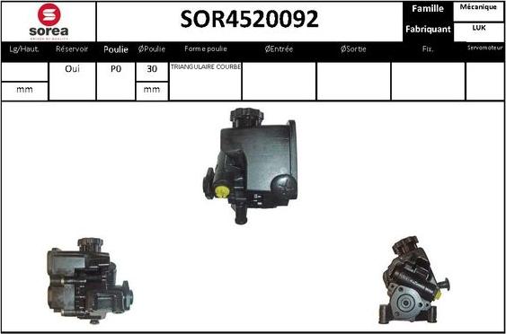 STARTCAR SOR4520092 - Hidravlik nasos, sükan sistemi furqanavto.az