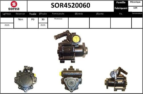 STARTCAR SOR4520060 - Hidravlik nasos, sükan sistemi furqanavto.az