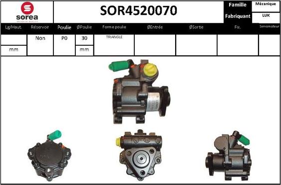 STARTCAR SOR4520070 - Hidravlik nasos, sükan sistemi furqanavto.az