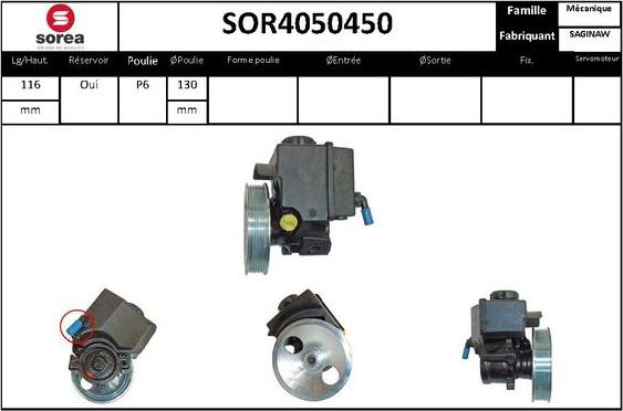 STARTCAR SOR4050450 - Hidravlik nasos, sükan sistemi furqanavto.az
