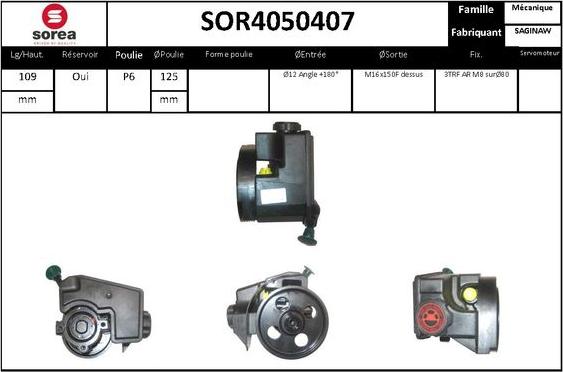 STARTCAR SOR4050407 - Hidravlik nasos, sükan sistemi furqanavto.az