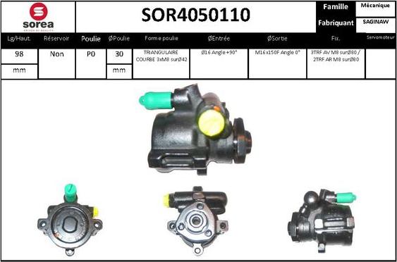 STARTCAR SOR4050110 - Hidravlik nasos, sükan sistemi furqanavto.az