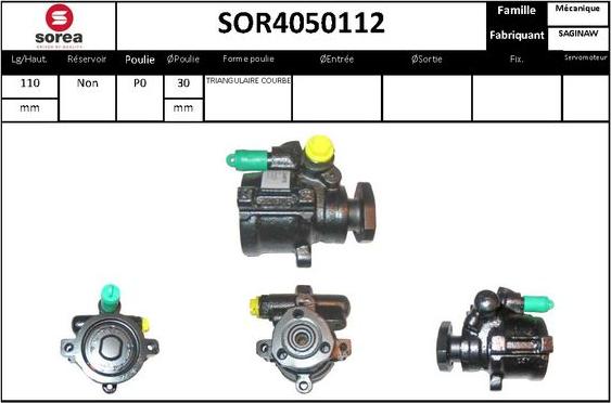 STARTCAR SOR4050112 - Hidravlik nasos, sükan sistemi furqanavto.az