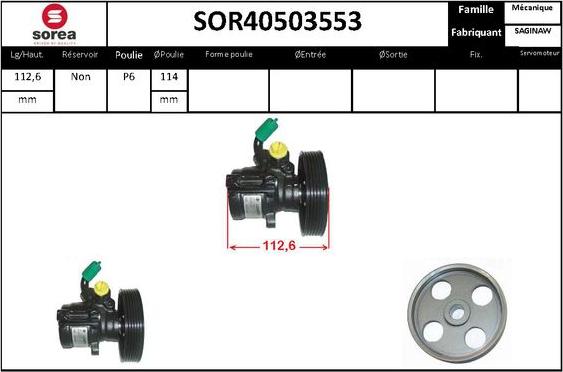 STARTCAR SOR40503553 - Hidravlik nasos, sükan sistemi furqanavto.az