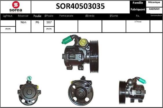 STARTCAR SOR40503035 - Hidravlik nasos, sükan sistemi furqanavto.az