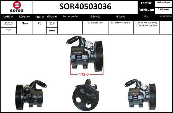 STARTCAR SOR40503036 - Hidravlik nasos, sükan sistemi furqanavto.az