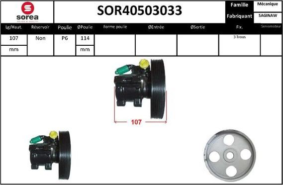 STARTCAR SOR40503033 - Hidravlik nasos, sükan sistemi furqanavto.az