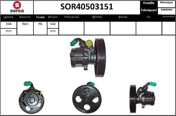 STARTCAR SOR40503151 - Hidravlik nasos, sükan sistemi furqanavto.az