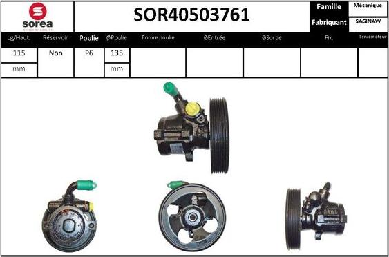 STARTCAR SOR40503761 - Hidravlik nasos, sükan sistemi furqanavto.az