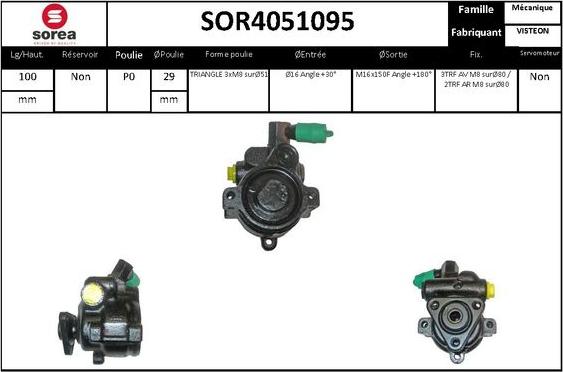 STARTCAR SOR4051095 - Hidravlik nasos, sükan sistemi furqanavto.az