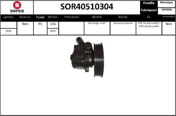 STARTCAR SOR40510304 - Hidravlik nasos, sükan sistemi furqanavto.az