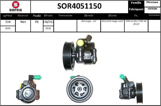 STARTCAR SOR4051150 - Hidravlik nasos, sükan sistemi furqanavto.az