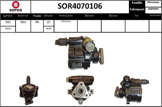 STARTCAR SOR4070106 - Hidravlik nasos, sükan sistemi furqanavto.az