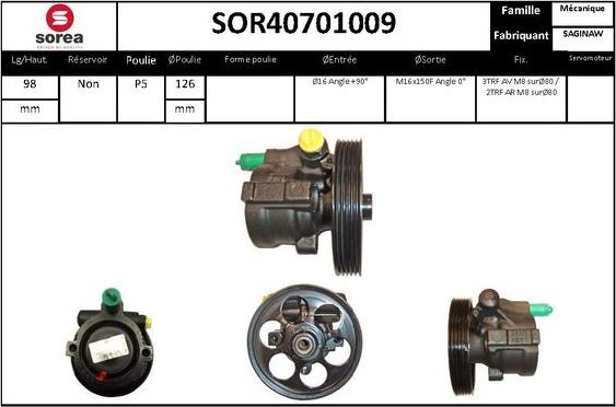 STARTCAR SOR40701009 - Hidravlik nasos, sükan sistemi furqanavto.az