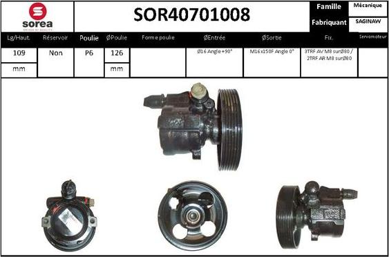 STARTCAR SOR40701008 - Hidravlik nasos, sükan sistemi furqanavto.az