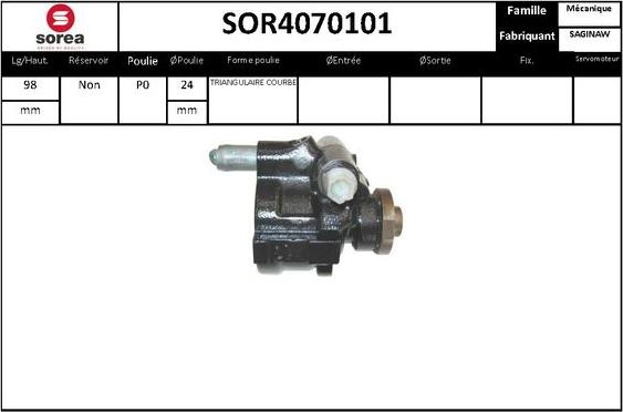 STARTCAR SOR4070101 - Hidravlik nasos, sükan sistemi furqanavto.az