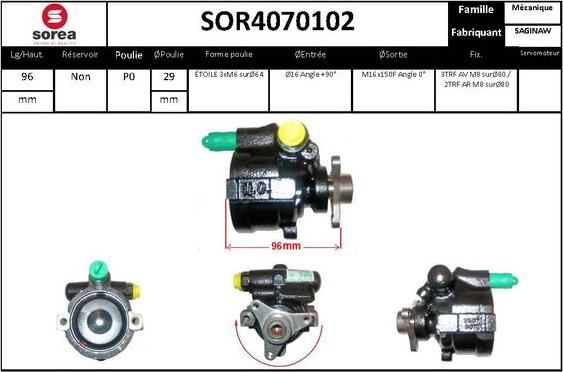 STARTCAR SOR4070102 - Hidravlik nasos, sükan sistemi furqanavto.az