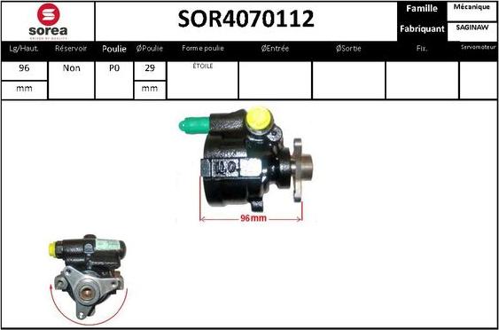 STARTCAR SOR4070112 - Hidravlik nasos, sükan sistemi furqanavto.az