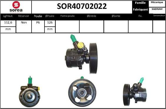 STARTCAR SOR40702022 - Hidravlik nasos, sükan sistemi furqanavto.az