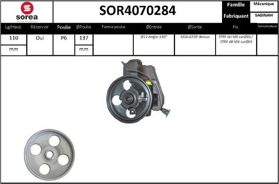 STARTCAR SOR4070284 - Hidravlik nasos, sükan sistemi furqanavto.az