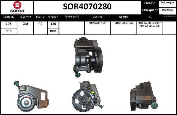 STARTCAR SOR4070280 - Hidravlik nasos, sükan sistemi furqanavto.az