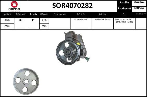 STARTCAR SOR4070282 - Hidravlik nasos, sükan sistemi furqanavto.az