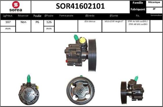 STARTCAR SOR41602101 - Hidravlik nasos, sükan sistemi furqanavto.az